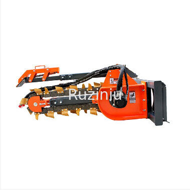 16-21MPa Çok Amaçlı Yükleyiciler Hendek Kazmak İçin Sürekli Hendek Açma Makinesi