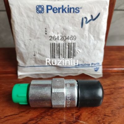 C4.4 Perkins Motor Parçaları 26420469 28363769 Flameout Solenoid Valf Delphi 12V